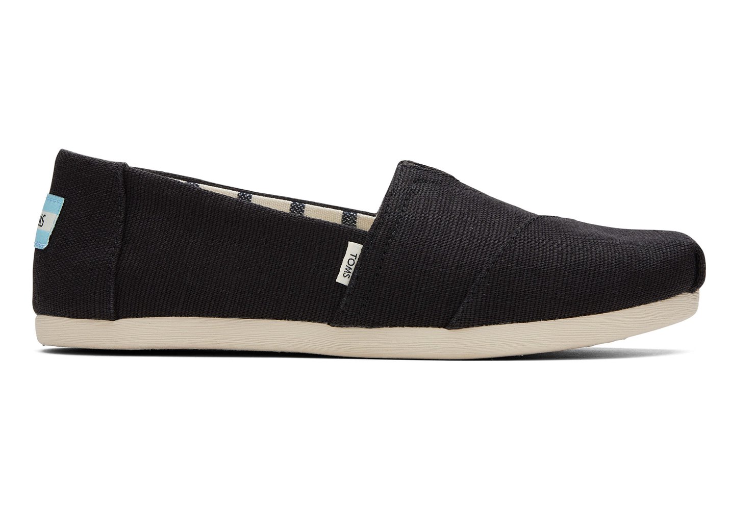 Toms Alpargata Heritage Canvas Espadrille Black - Womens - 05931-FYNA